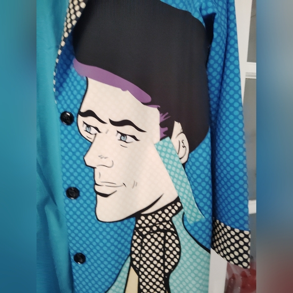 AKIRA Multicolor Graphic Trench Coat - Picture 5 of 7